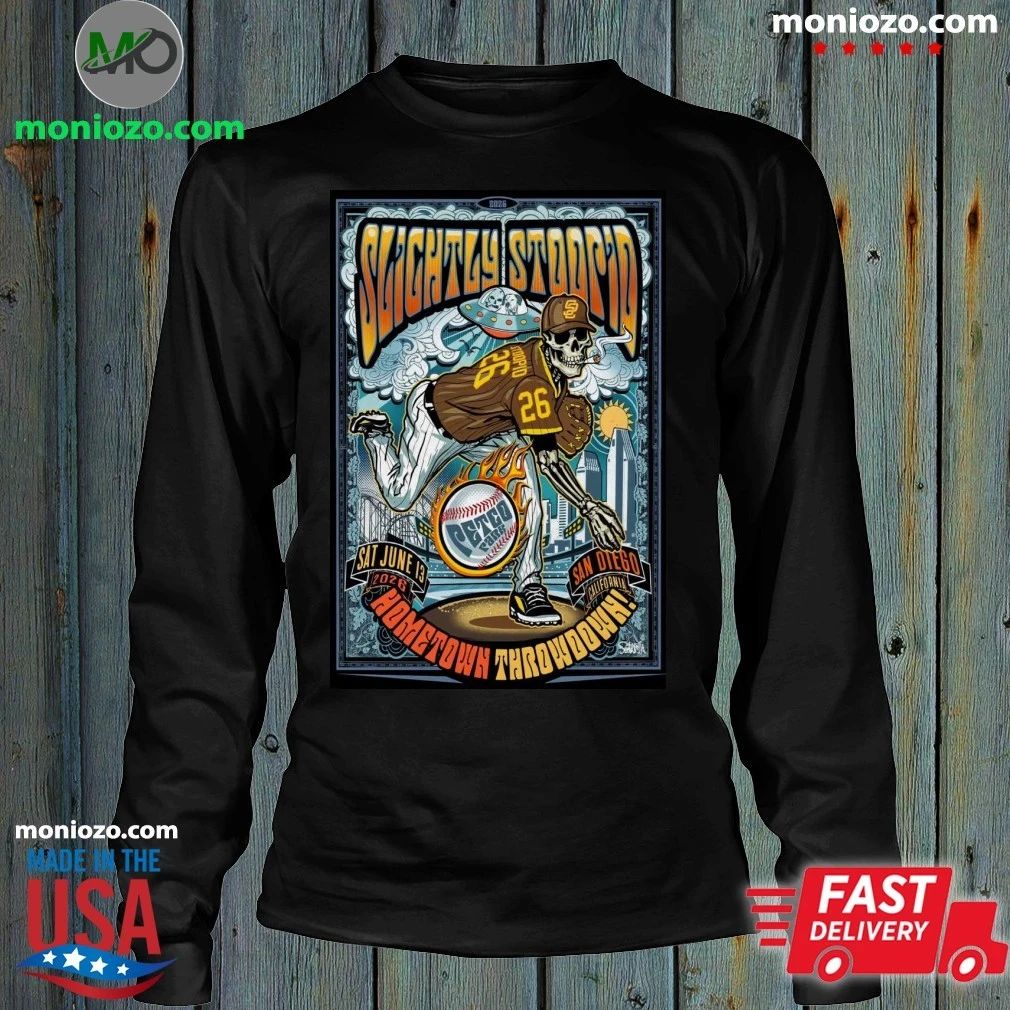 Original Slightly Stoopid San Diego CA Tour On June 13 2026 Poster T-Shirt