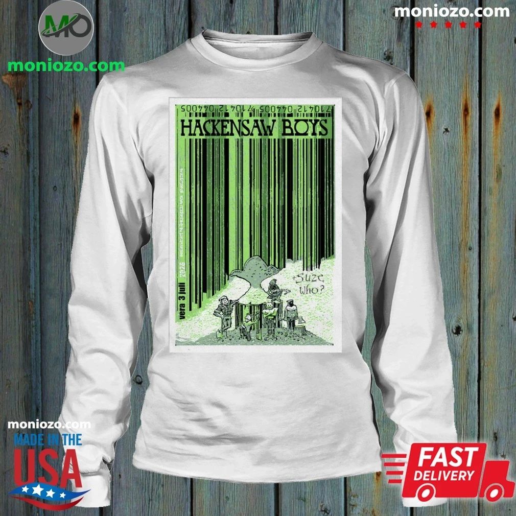 Hackensaw Boys At Vera Groningen On July 3 2026 Poster Shirt