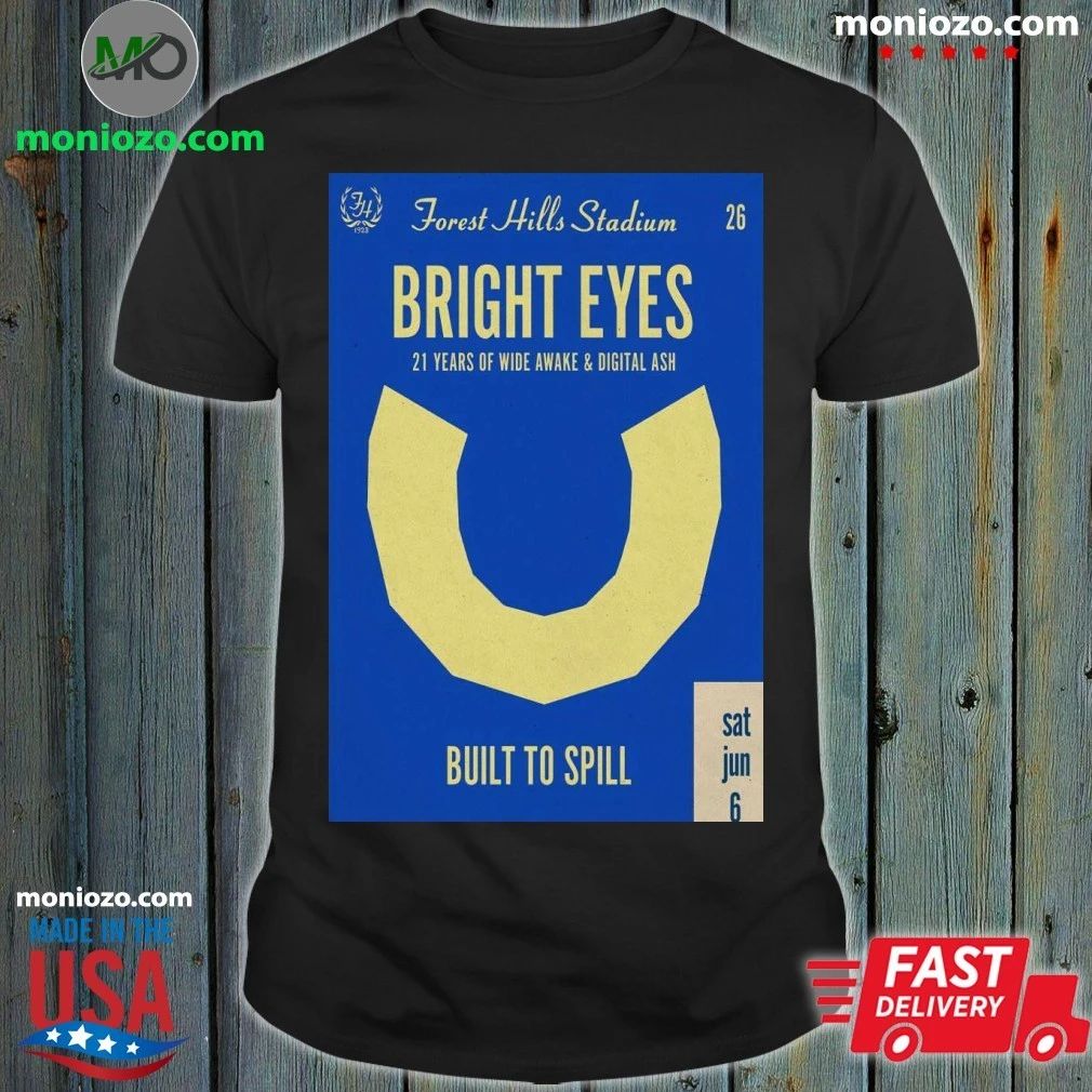 Original Bright Eyes June 6 2026 Anniversary Show Forest Hills Poster T-Shirt