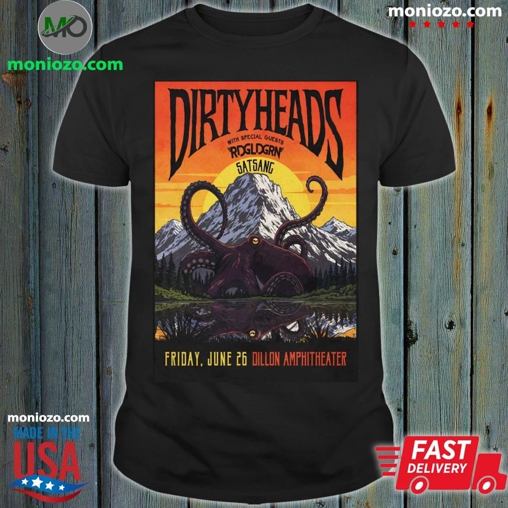 Original Dirty Heads June 26 2026, Dillon CO Poster T-Shirt