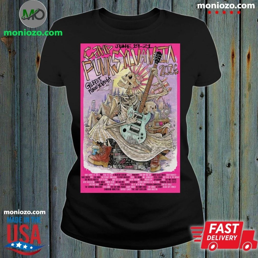 Camp Punksylvania Jun 19-21 2026 West End Fairgrounds In Gilbert PA Poster Shirt