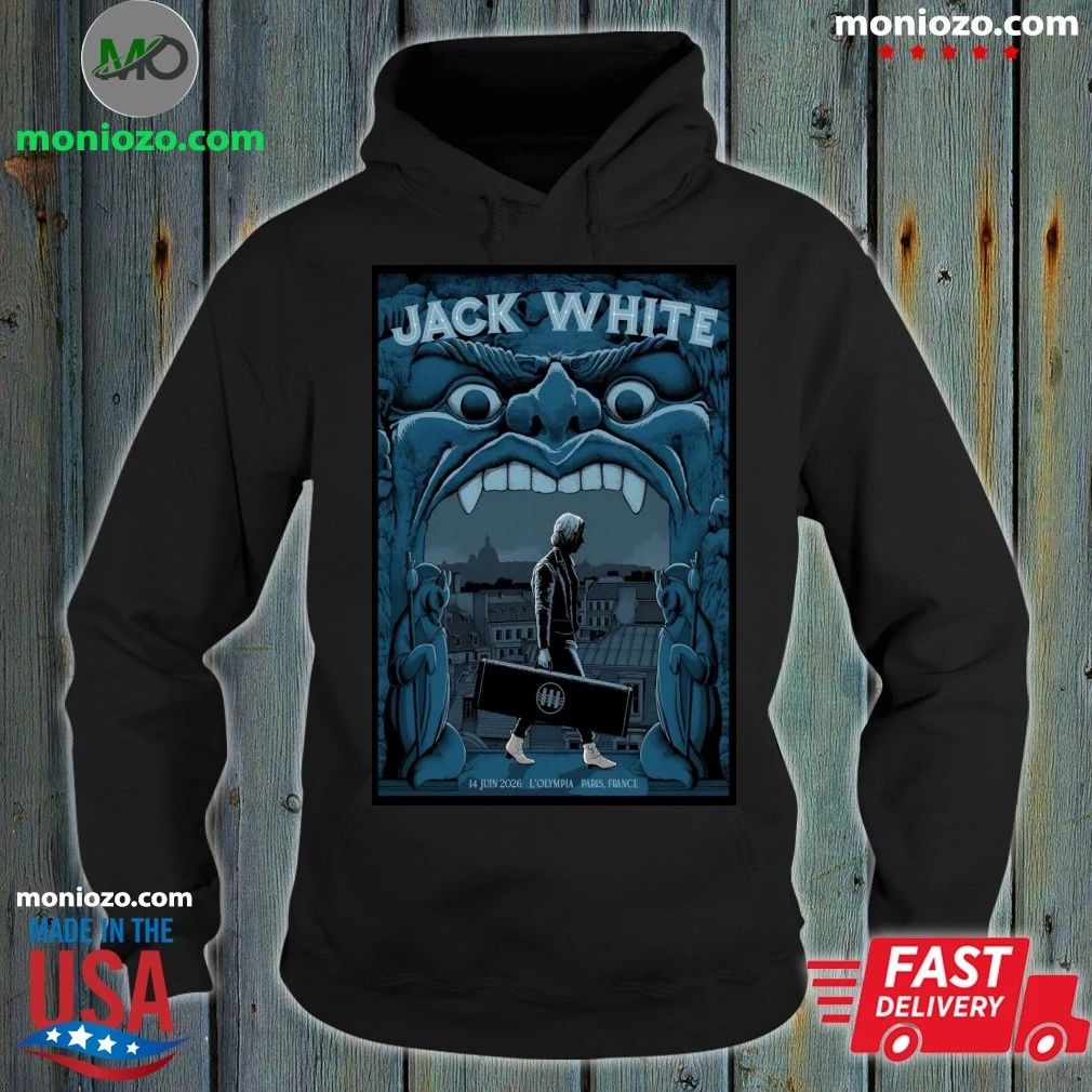 Jack White Paris France 6 14 2026 Poster T-Shirt