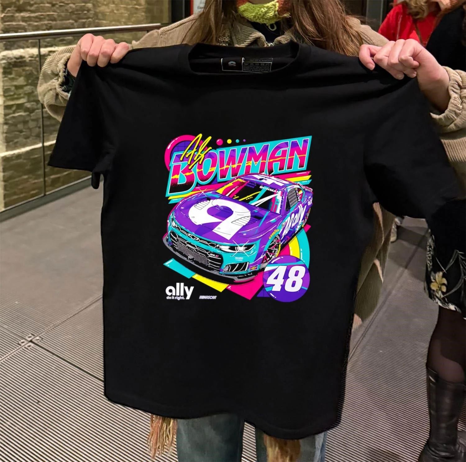 Alex Bowman 48 Ally NASCAR Racing Graphic shirt